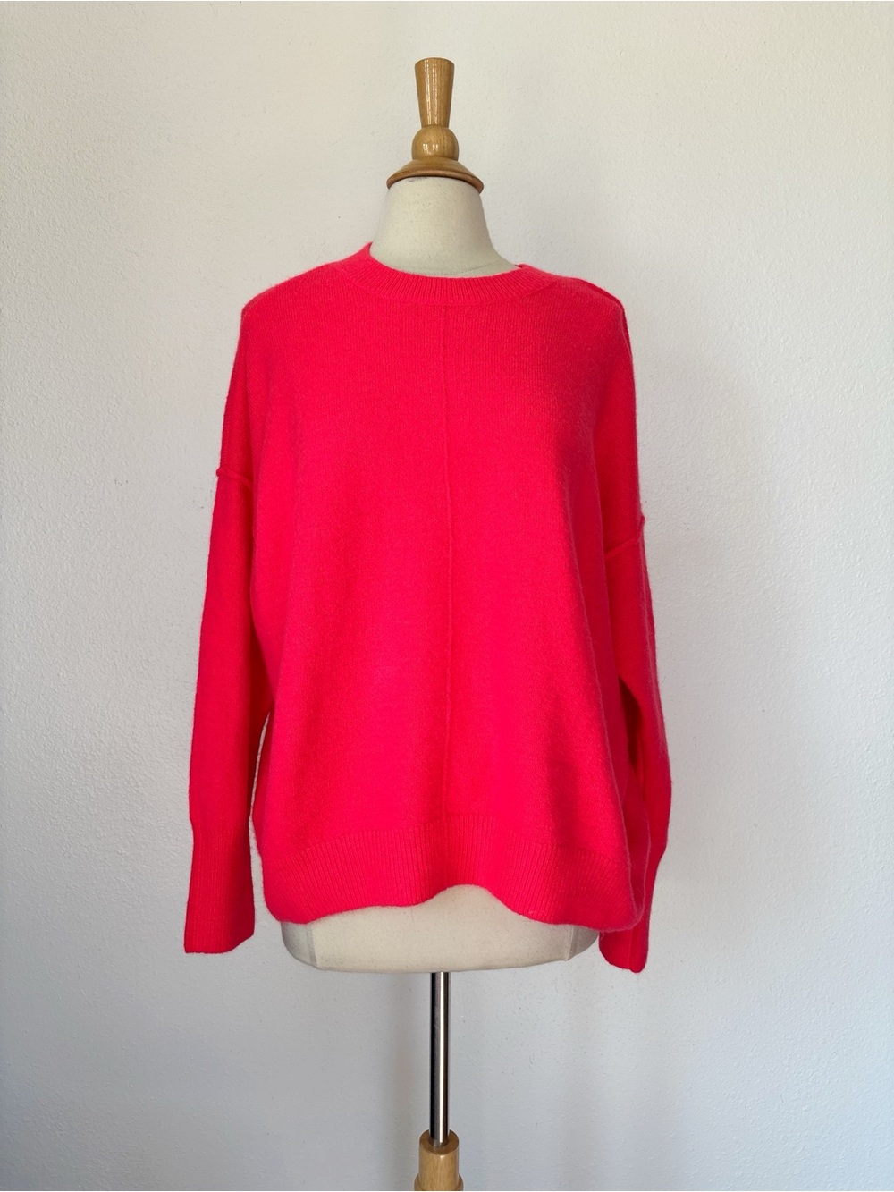 Vince Camuto Hot Pink Crewneck Sweater